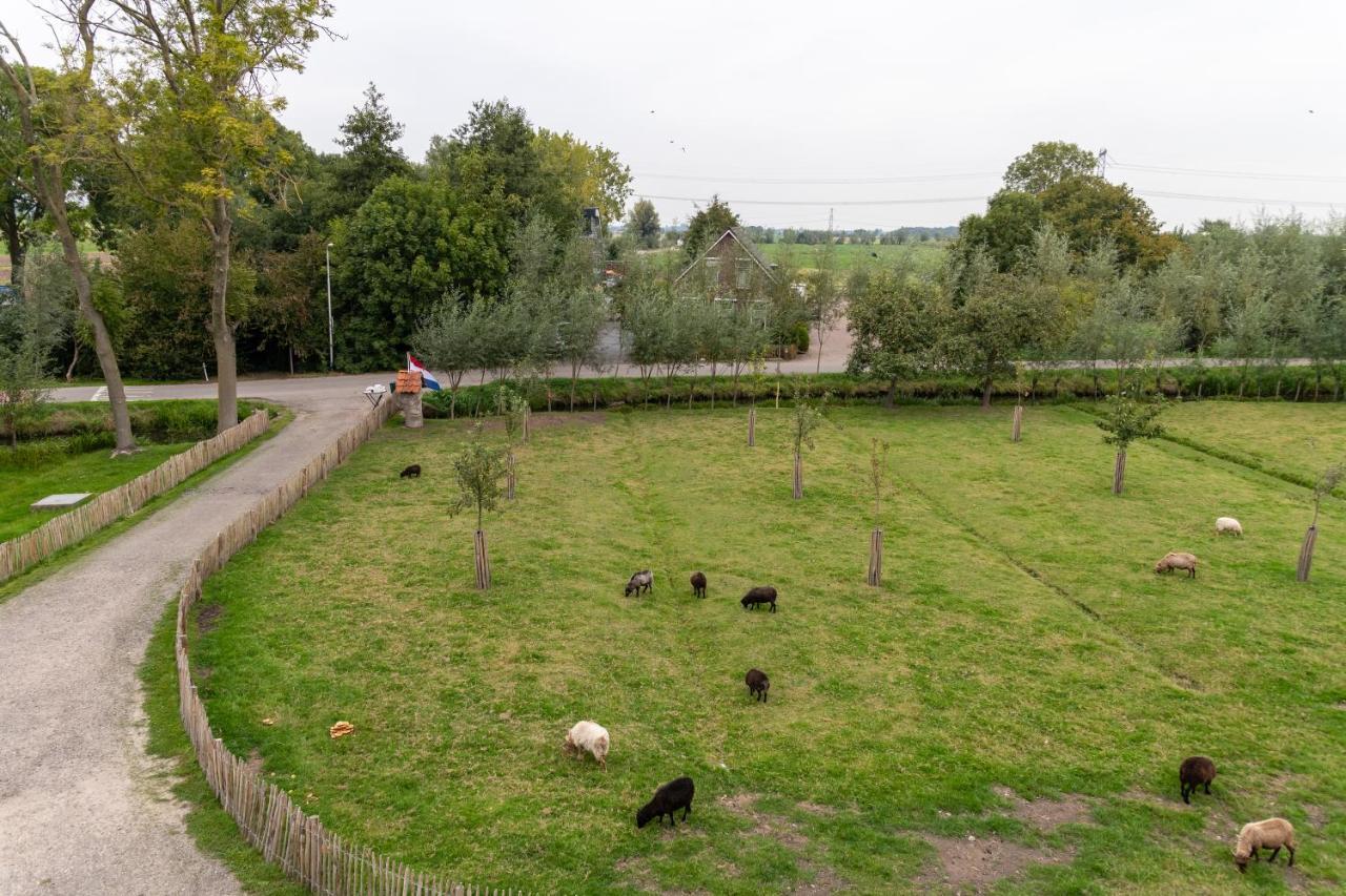 Vrijstaand Huisje, Dichtbij Kinderdijk Oud-Alblas エクステリア 写真